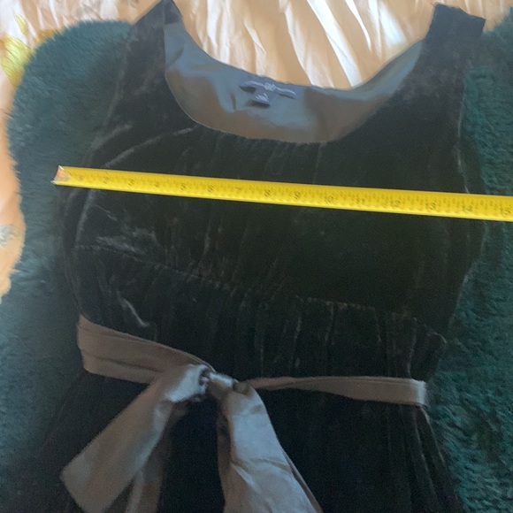GAP Velvet Silk Dress with Sash Size 4 - Picture 5 of 8